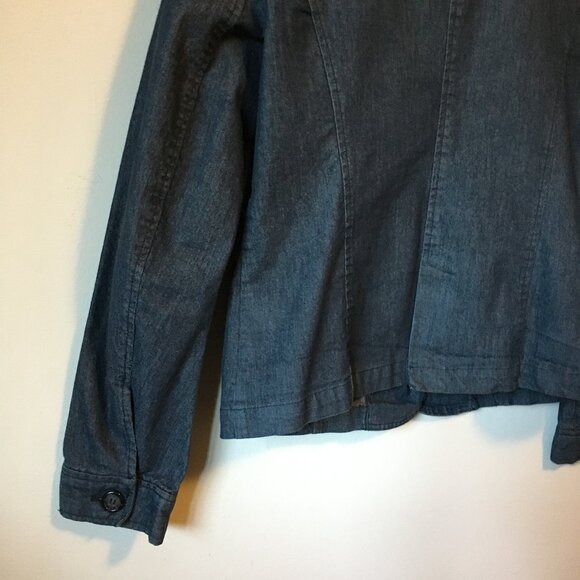 Van Heusen Dark Blue Denim Jean Jacket - Picture 8 of 16